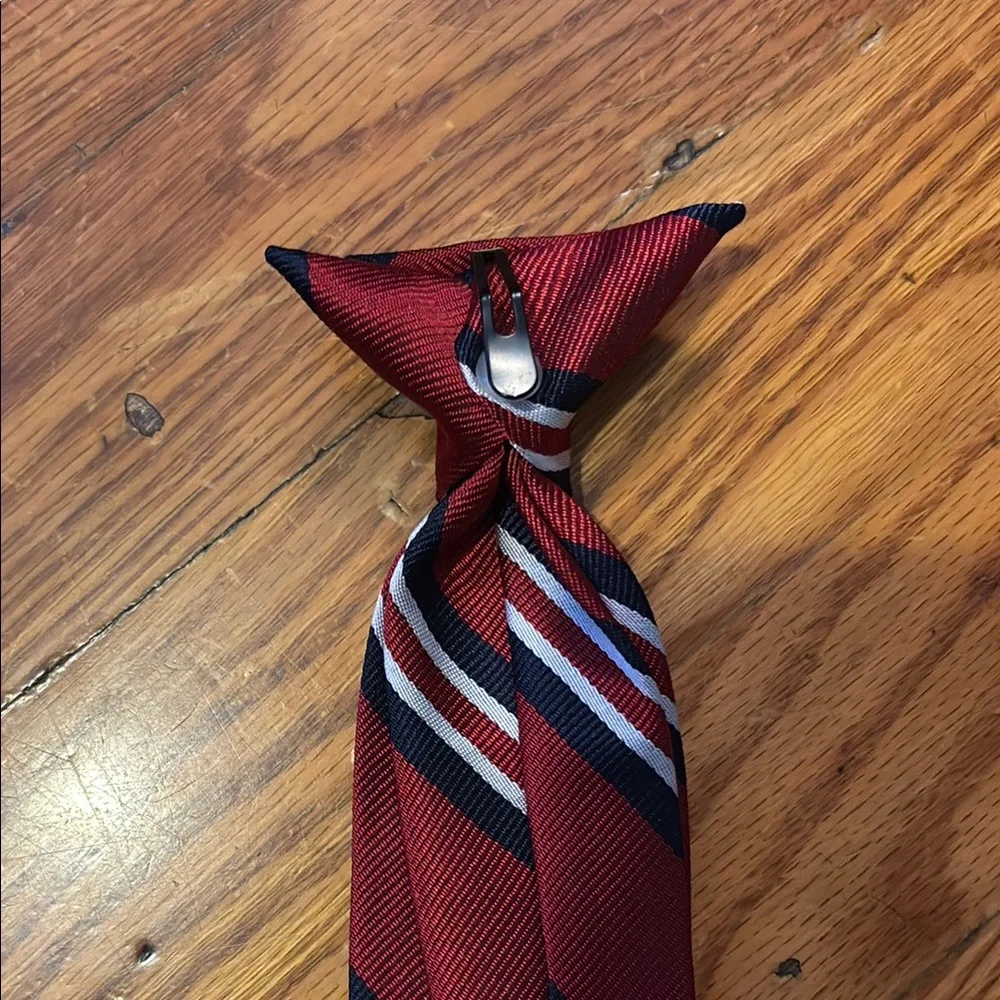 Classic Red Striped Tie